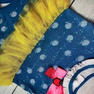 Disney Blue and Yellow Kids Blouse